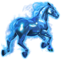 ipergigante blu, cavallo divino