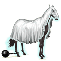 cavallo da corsa fantasma