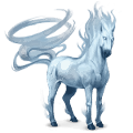 cavallo da corsa elemento dell'aria