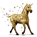 unicorno da corsa elemento della terra