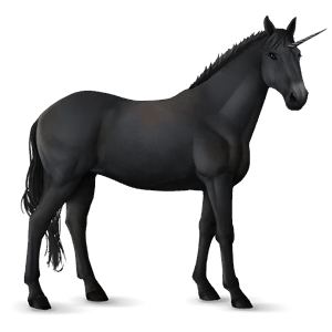 unicorno da corsa tennessee walker baio scuro