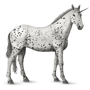 unicorno da corsa tennessee walker palomino