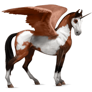 unicorno da corsa alato kwpn cremello