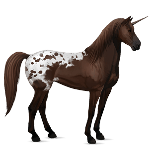 unicorno da corsa mustang grigio chiaro