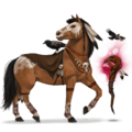 cavallo da corsa vampiro