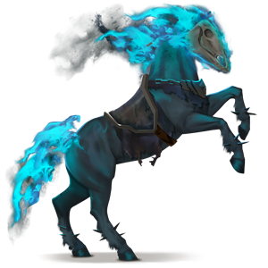 cavallo da corsa cavaliere fantasma