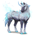 unicorno da corsa yeti