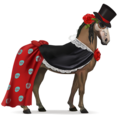 cavallo da corsa viuda negra