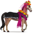 unicorno da corsa alato novia púrpura 