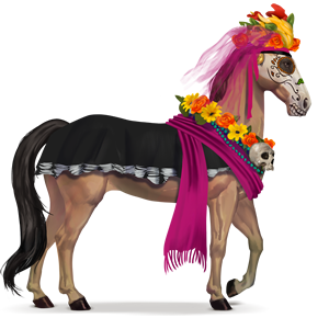 cavallo da corsa novia púrpura 