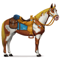 unicorno da corsa pianura