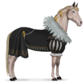 cavallo da corsa manto anna d'austria