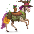 unicorno da corsa alato strega erborista