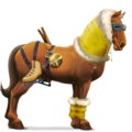 cavallo da corsa deserto