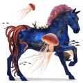 cavallo da corsa hanoverian roano rosso