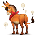 unicorno da corsa grigio chiaro