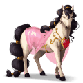 cavallo da corsa nokota overo nero