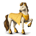 unicorno da corsa trottatore francese baio rossastro