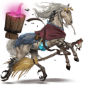 unicorno da corsa holstein castano scuro