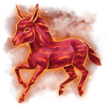 nana bruna, cavallo divino