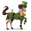 cavallo da corsa hanoverian castano