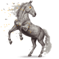 cenere, cavallo divino