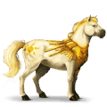 unicorno pony castano biondo platino
