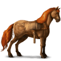 cavallo da corsa appaloosa manto castano maculato