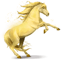 cavallo dell'arcobaleno shiny yellow