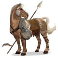 cavallo da corsa gypsy vanner castano