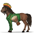 cavallo da corsa purosangue spagnolo grullo