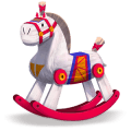 cavallo a dondolo, cavallo divino