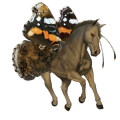 cavallo da corsa castano