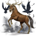 cavallo da corsa hanoverian grigio pezzato