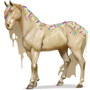 cioccolato bianco, cavallo divino