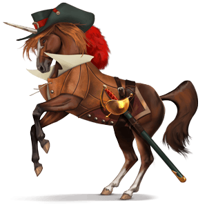 d'artagnan, cavallo divino