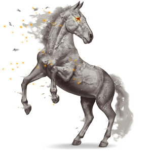 cenere, cavallo divino