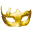 la maschera di carnevale gialla