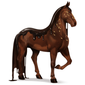 cioccolato fondente, cavallo divino