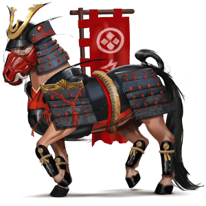 samurai, cavallo divino